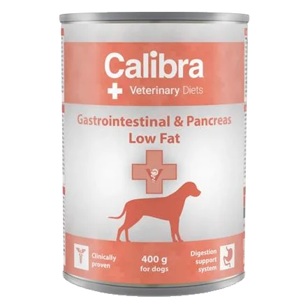 Calibra VD Dog Gastrointestinal & Pancreas Low Fat konzerva 400 g