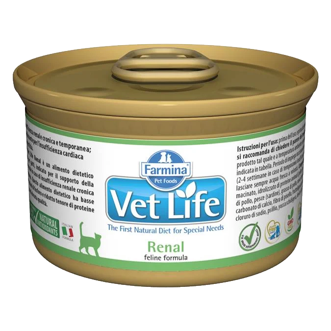 Farmina Vet Life cat renal konzerva 85 g