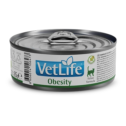 Farmina Vet Life cat obesity konzerva 85 g