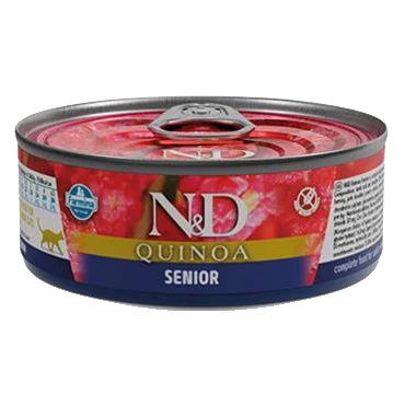 Farmina N&D cat QUINOA senior lamb konzerva 80 g