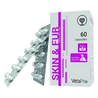 VetaPro Skin & Fur 60 cps.