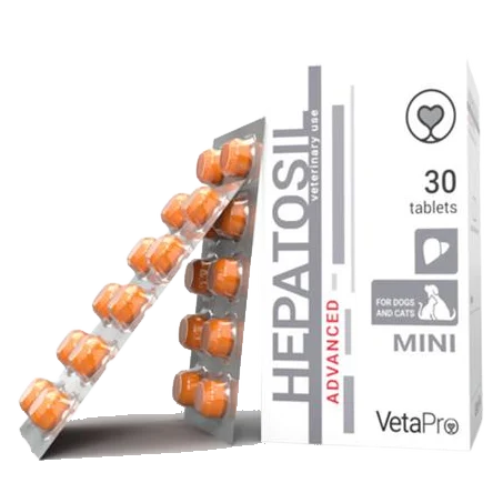VetaPro Hepatosil Advanced MINI 30 tbl.
