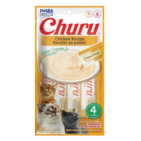 Pamlsok Inaba Churu Pyré cat Kura 4 tuby 56 g