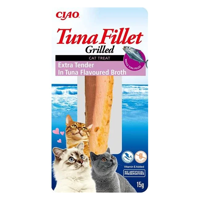 Pamlsok Inaba Churu Grilled cat Tuniak v tuniakovom vývare 1 ks 15 g