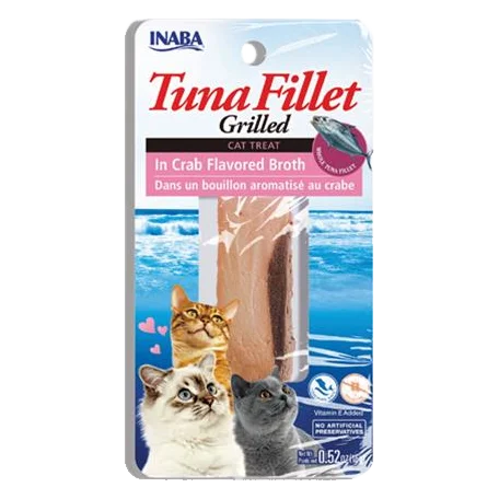 Pamlsok Inaba Churu Grilled cat Tuniak v krabom vývare 1 ks 15 g