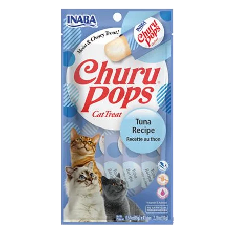 Pamlsok Inaba Churu Pops cat Tuniak 4 tuby 60 g