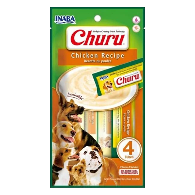 Pamlsok Inaba Churu Pyré dog Kura 4 tuby 56 g