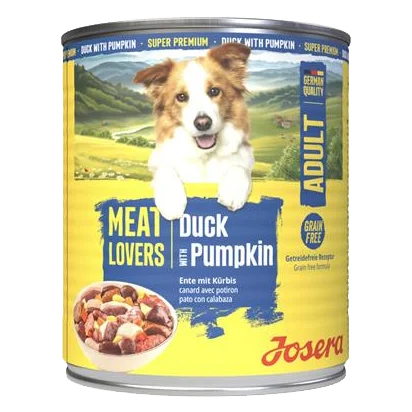 Josera konzerva Dog Meat Lovers Duck with Pumpkin NEW 400 g