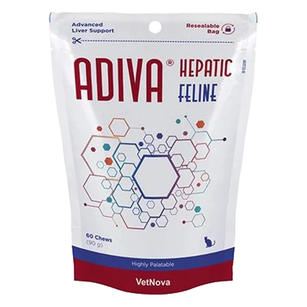 VetNova ADIVA Hepatic Feline 60 tbl.