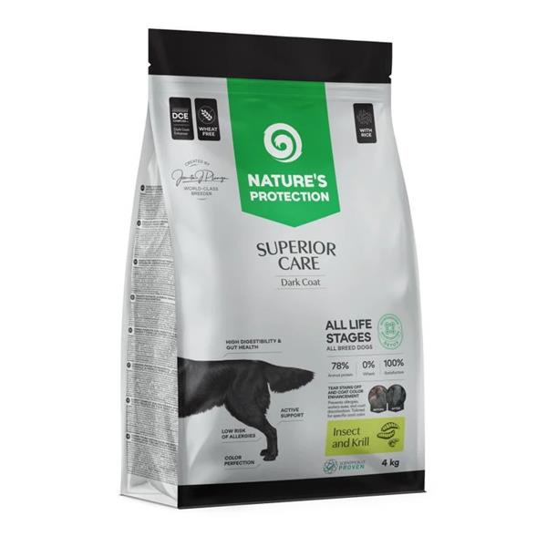 Natures P Superior care dark coat dog insect&rice&krill all sizes breeds 4 kg