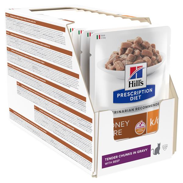 HILLS PD Feline k/d KAPSIČKA Pouch Beef NEW 12 x 85 g