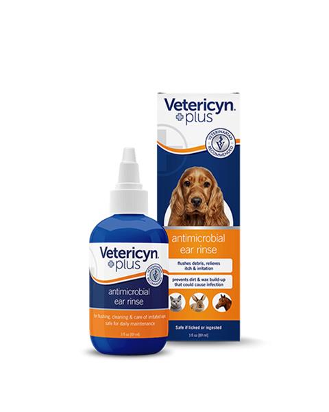 Vetericyn Plus Antimicrobial Ear Rinse Universal uš. kv. 89 ml
