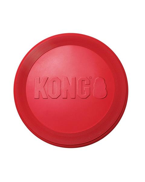Hračka Kong Dog Classic Flyer frisbee, červený, guma prírodná, S