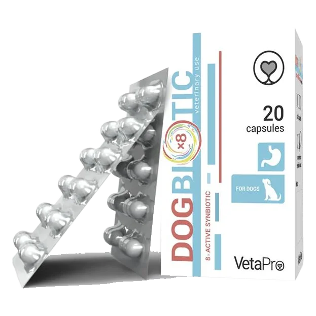 VetaPro Dog Biotic 20 cps.