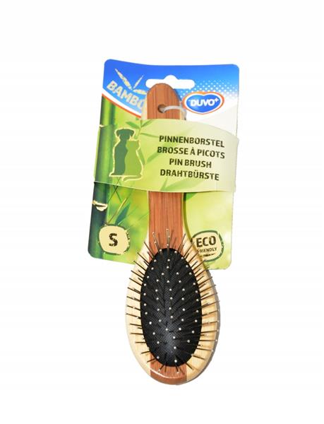 Hrebeň DUVO+ kefa Combo bambus kovová Small 19,5 x 5,5 cm
