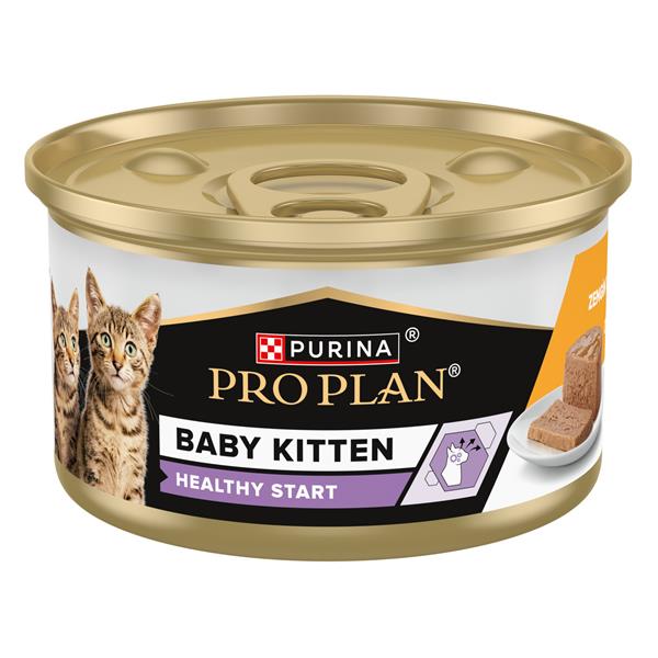 ProPlan MO Cat Baby Kitten paštéta s kuraťom konzerva 24x85 g