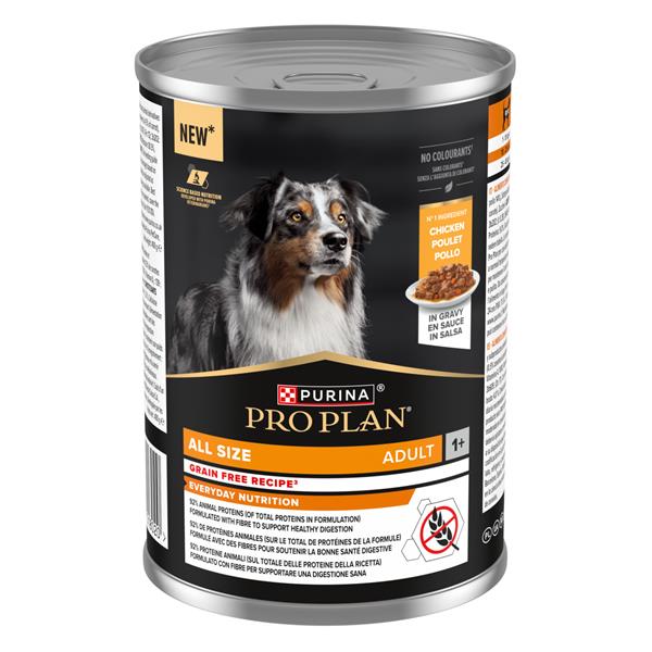 ProPlan MO Dog Adult GF s kuracím v šťave konzerva 400 g