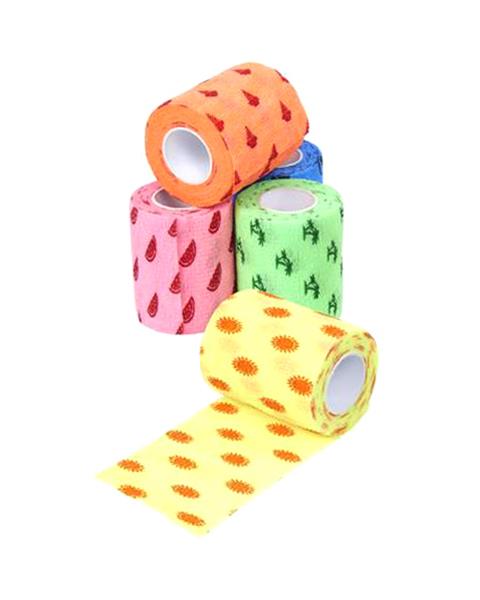 Bandáž KRUUSE Fun-Flex Summer 10 cm x 4,5 m, 10 ks
