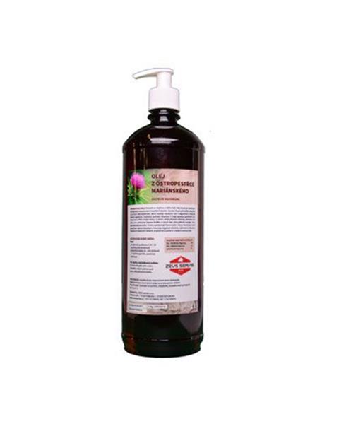 Olej z pestreca mariánskeho ZEUS 1000 ml
