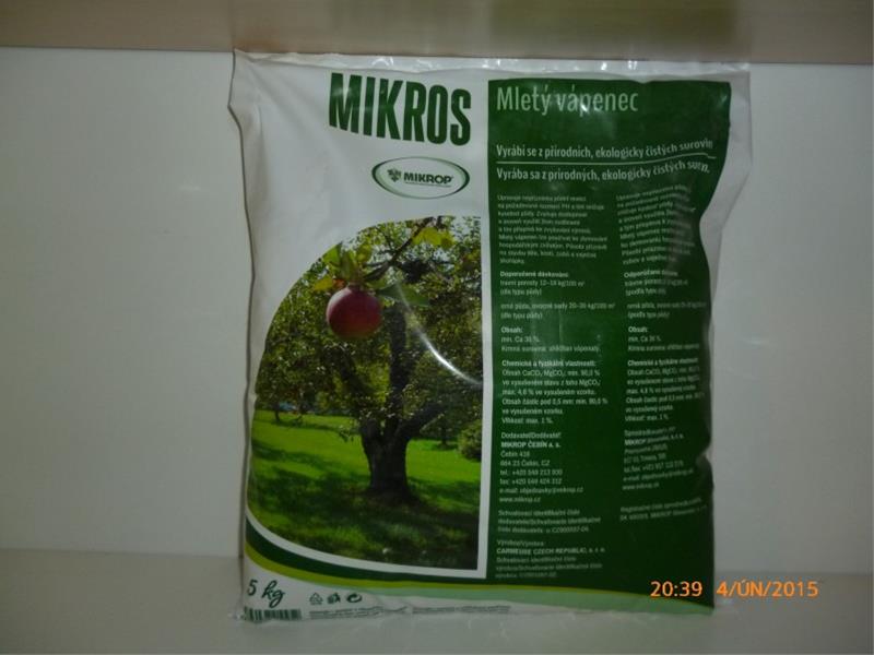 Uhličitan vápenatý 5 kg