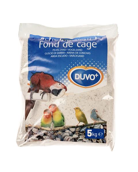 Piesok DUVO+ pre vtáky,biely z drvených mušlí s anízom 5 kg