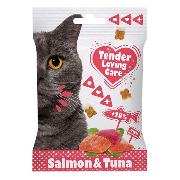 Pamlsok DUVO+ Tender Loving Care Soft cat snack losos & tuniak 50 g