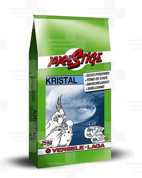VL Shell Sand Kristal 25 kg - obsahuje 15% drvené mušle (7,5% slávky, 7,5% morské lastúry). Biely piesok s anízom.