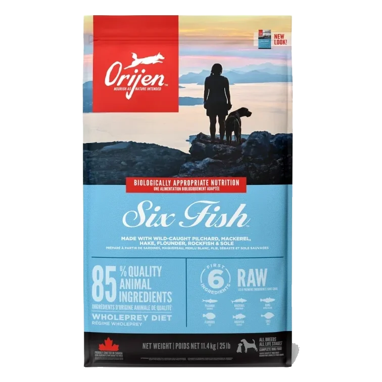 ORIJEN Dog 6 Fish Dry 11,4 kg