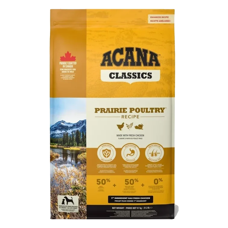 ACANA Recipe Prairie Polutry 9,7 kg Recipe