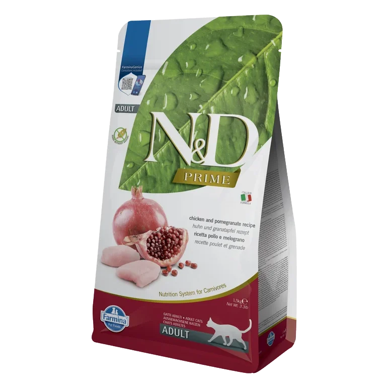 Farmina N&D cat PRIME (GF) adult, chicken & pomegranate 1,5 kg