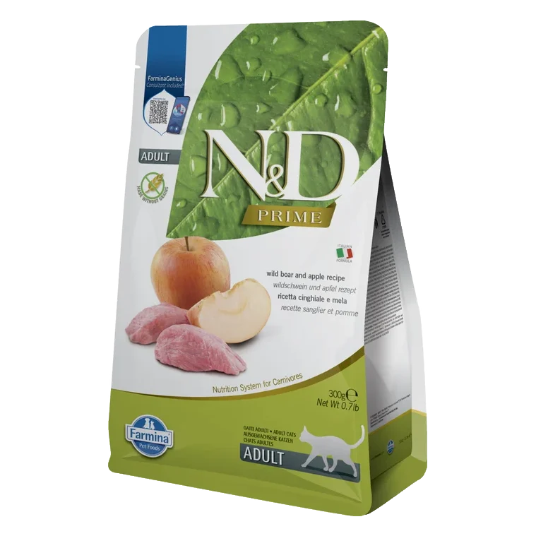 Farmina N&D cat PRIME (GF) adult, boar & apple 0,3 kg