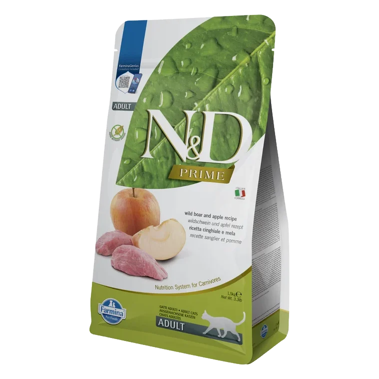 Farmina N&D cat PRIME (GF) adult, boar & apple 1,5 kg