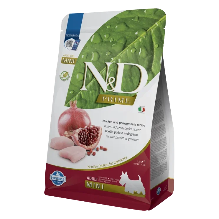 Farmina N&D dog PRIME (GF) adult mini, chicken & pomegranate 2,5 kg