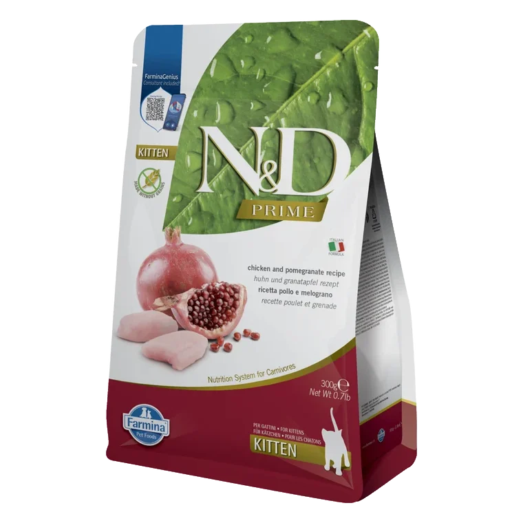 Farmina N&D cat PRIME (GF) kitten, chicken & pomegranate 0,3 kg
