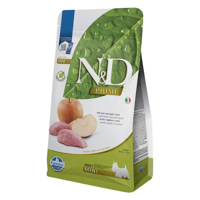 Farmina N&D dog PRIME (GF) adult mini, boar & apple 0,8 kg