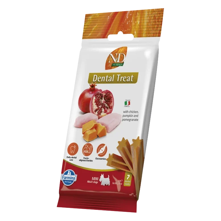 Pamlsok Farmina ND Pumpkin Dog Chicken Pomegranate Adult Mini 60g