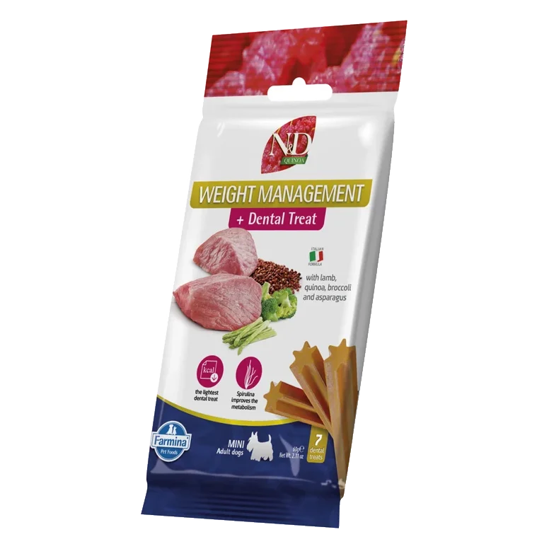 Pamlsok Farmina Quinoa Dog Weight Man Lamb Adult Mini 60g