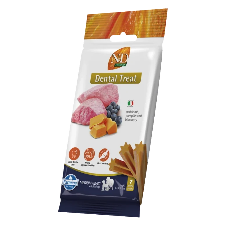 Pamlsok Farmina ND Pumpkin Dog Lamb Blueb Adult medium & maxi 100g