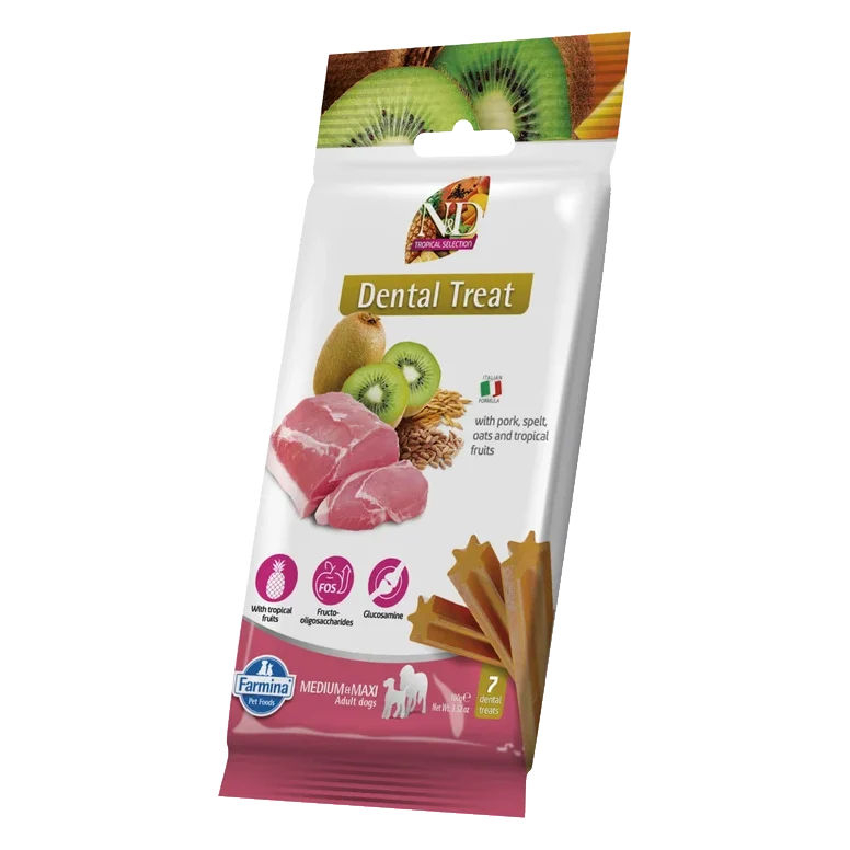 Pamlsok Farmina ND Tropical Selection Pork Adult medium & maxi 100g