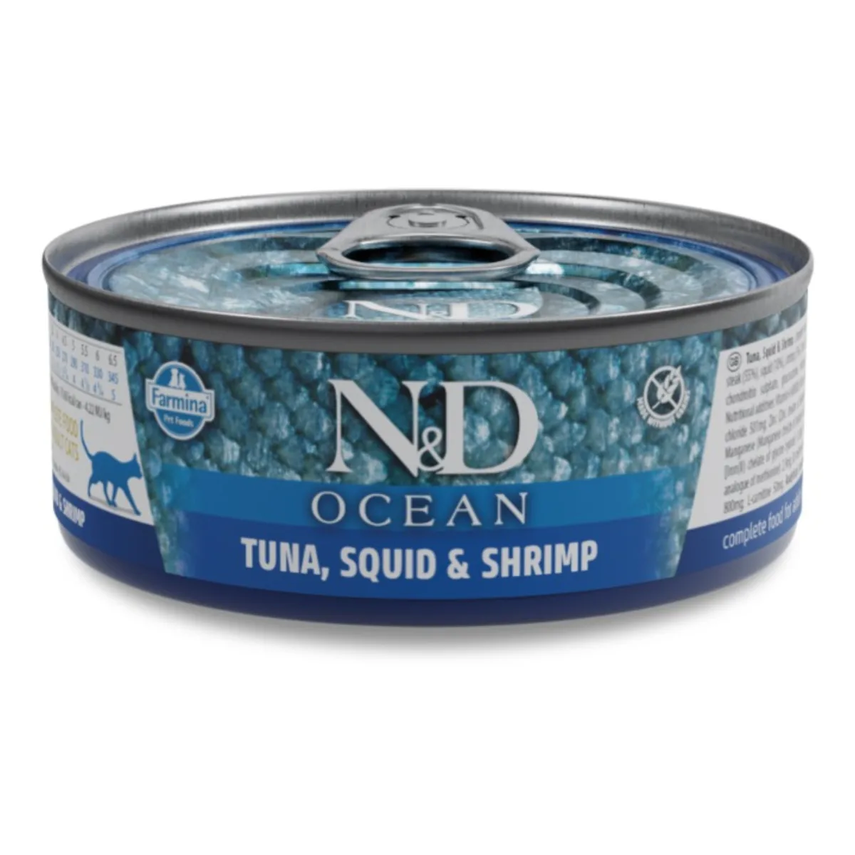 Farmina N&D cat OCEAN tuna, squid & shrimp konzerva 70 g