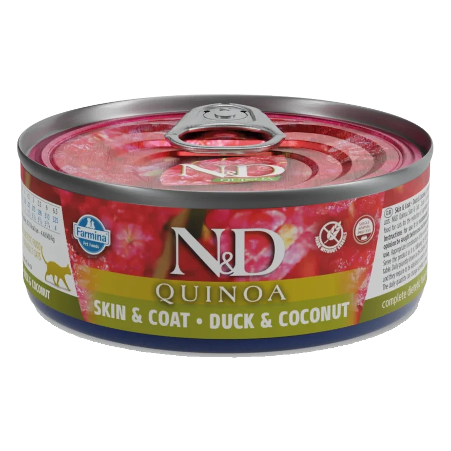 Farmina N&D cat QUINOA duck & coconut konzerva 80 g