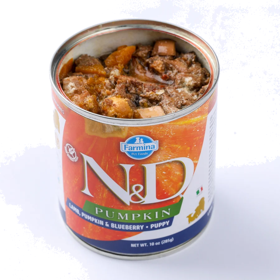 Farmina N&D dog PUMPKIN & lamb & blueberry Puppy konzerva 285 g