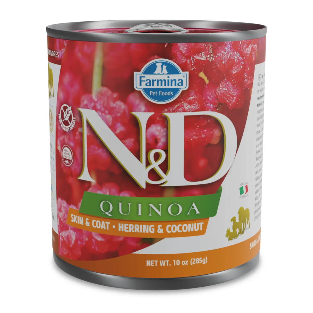 Farmina N&D dog QUINOA herring & coconut konzerva 285 g