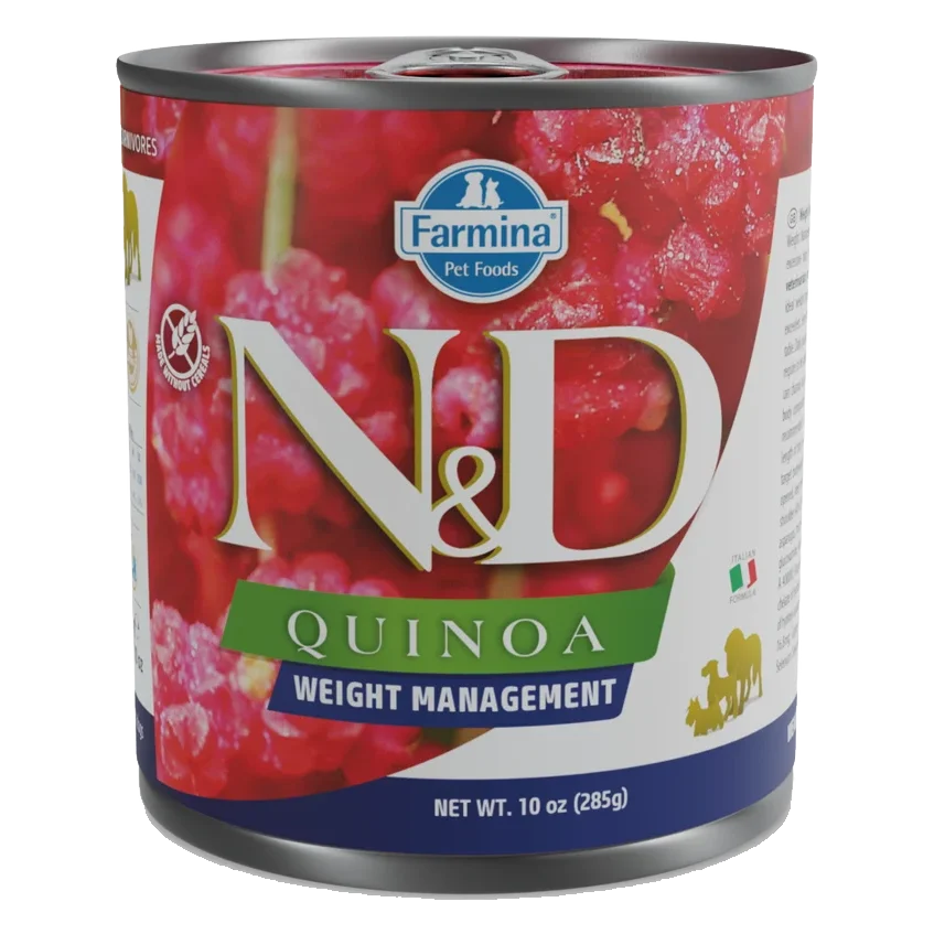 Farmina N&D dog QUINOA weight management konzerva 285 g